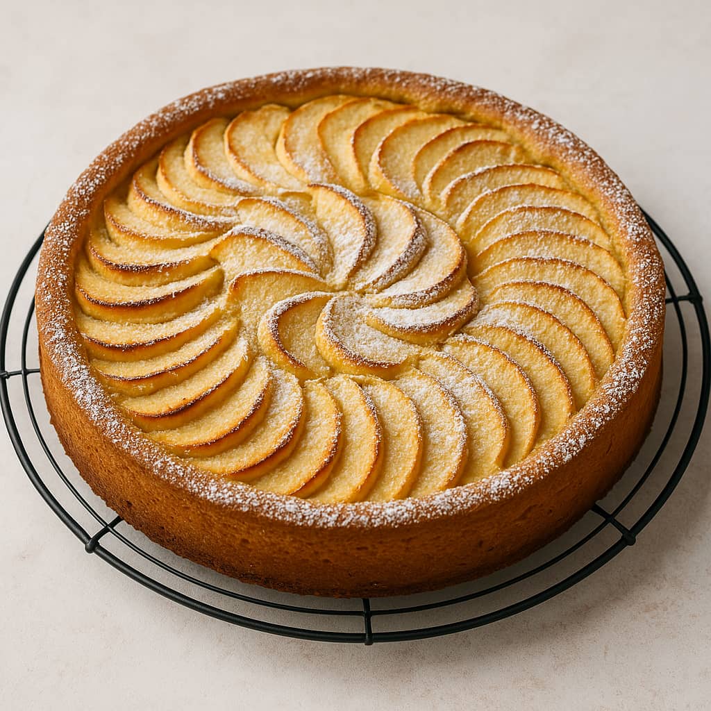 TARTA de MANZANA con Thermomix