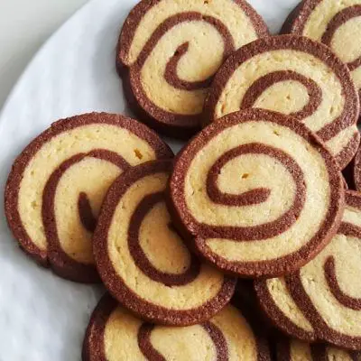 galletas espiral chocolate y vainilla