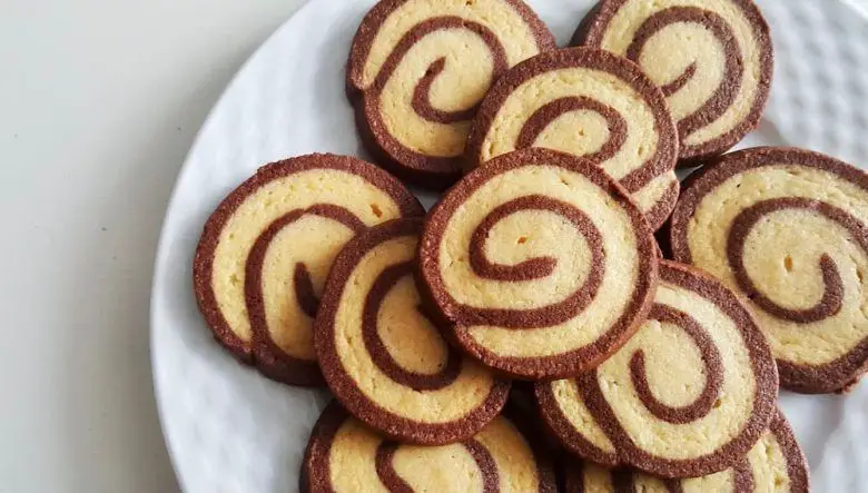 Galletas Espiral de Chocolate y Vainilla