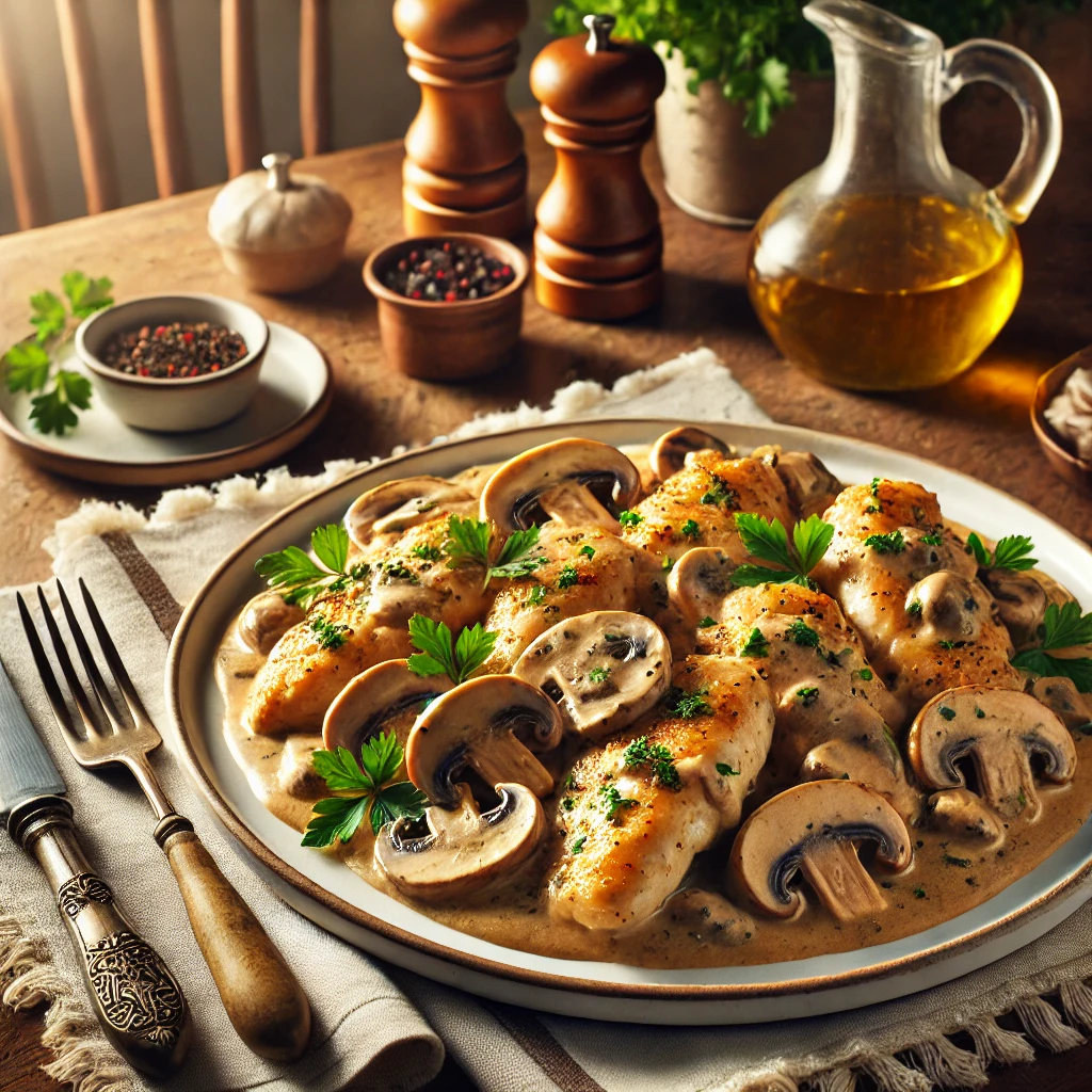 POLLO a la FORESTIERE