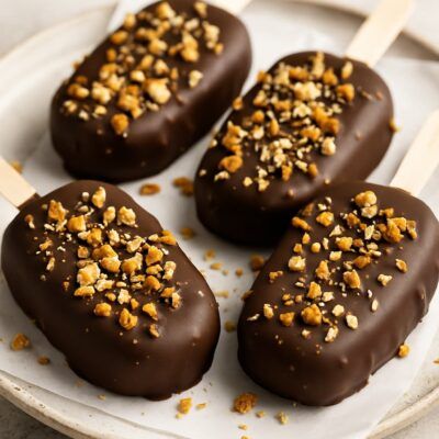 helado casero de magnum polos
