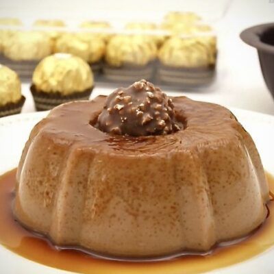 flan ferrero rocher