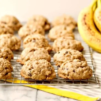 COOKIES de AVENA y PLATANO