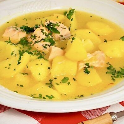 SALMON con PATATAS