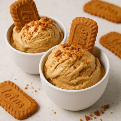 Helado de Crema Lotus Casera receta paso
