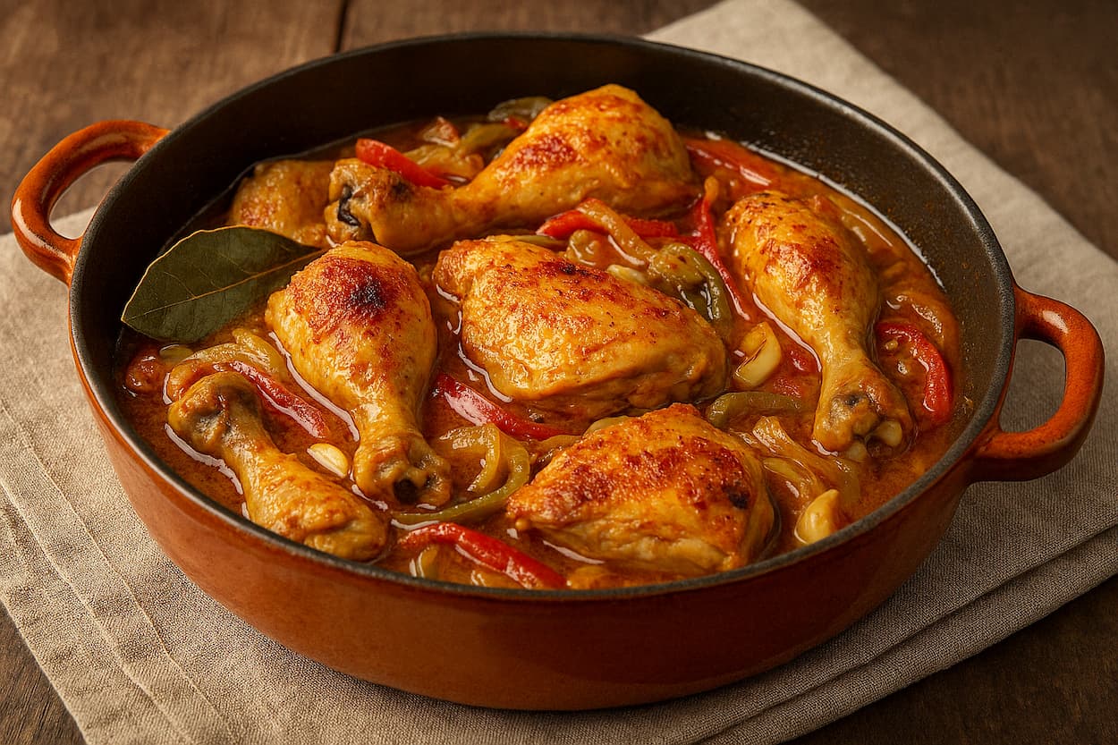 POLLO al JEREZ receta tradicional