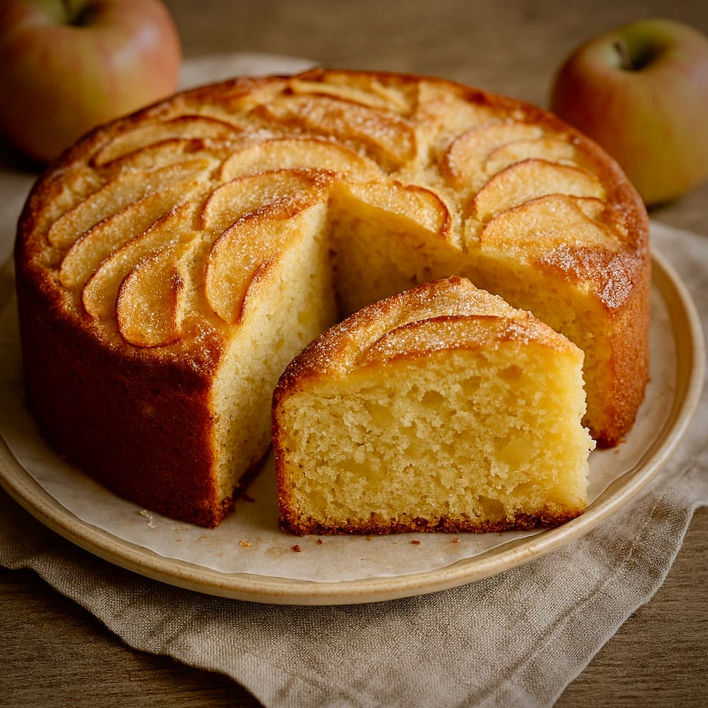 TARTA de MANZANA húmeda tradicional